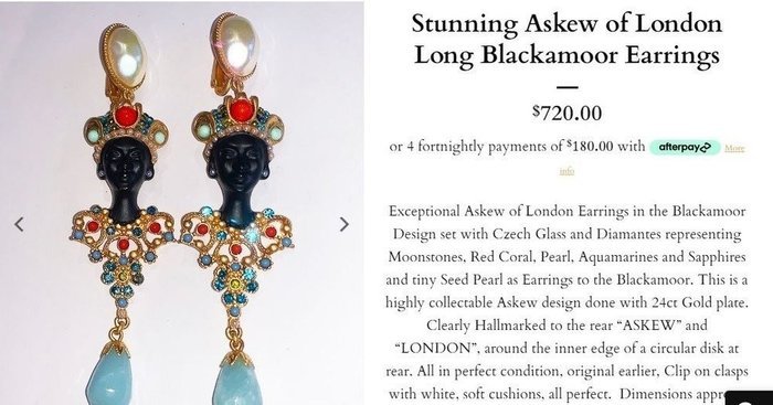 Other brand - Gold-plated - Earrings - Blackmoor exclusive - Image 5