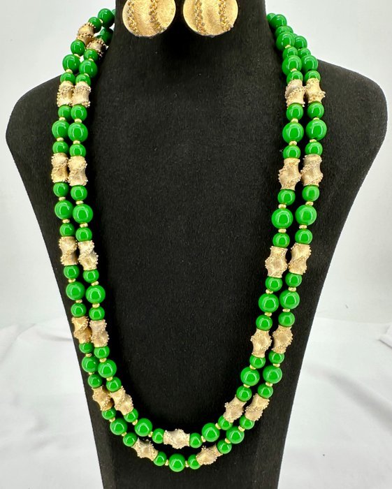 Trifari - Gold-plated - Parure - Image 5