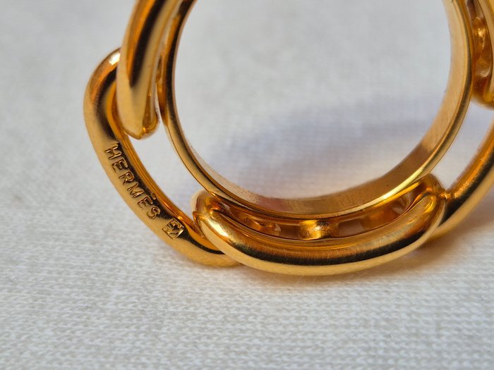 Hermès - Brass with Permabrass finishing. - Scarf ring - Image 4