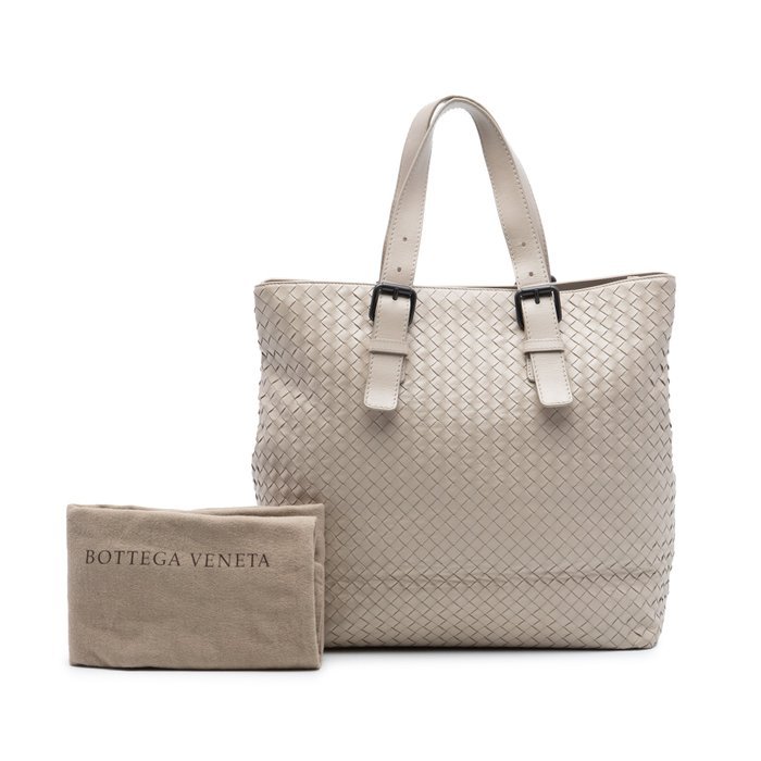 Bottega Veneta - Nappa Intrecciato Belted Tote - Bag - Image 7