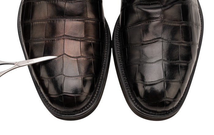 STEFANO RICCI – 7 UK - 41 IT - Rare Ankle Boot Shoes 100% Alligator – Handmade Luxury - Ankle boots - Size: EU 41 - New in box - Image 6