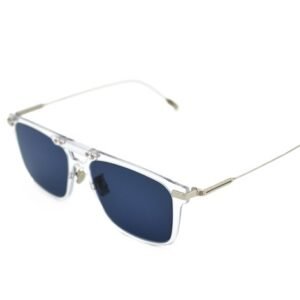 Rimowa - RW40006U 26V - Exclusive Transparent Methacrylate Design - Dark Blue Lenses & Steel Temples - *New* - Sunglasses
