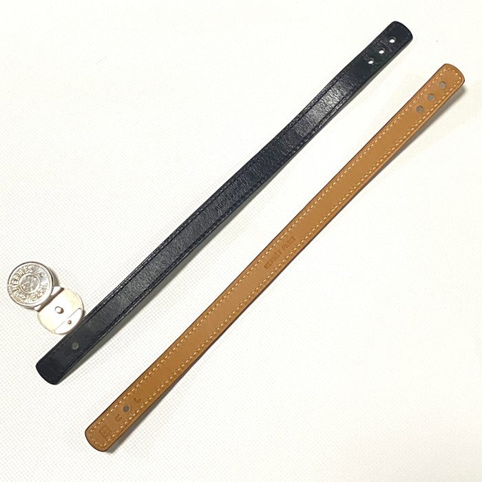 Hermès - Leather, Metal - Bracelet - Sellier Looping - Image 5