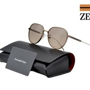 Ermenegildo Zegna - EZ0227D 38E - Made in Italy - Bronze Metal Frame Design - Brown Lenses - *New* - Sunglasses