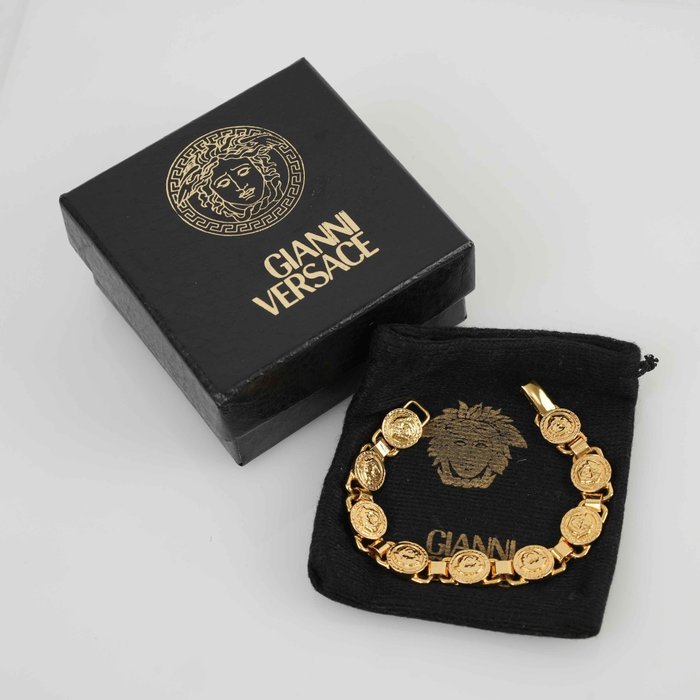 Versace - Gold-Tone - Bracelet - Gold Medusa Coins