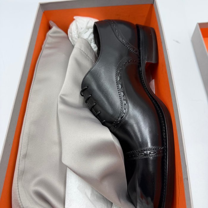 Santoni - Lace-up shoes - Size: EU 40.5 - New in box - Image 8