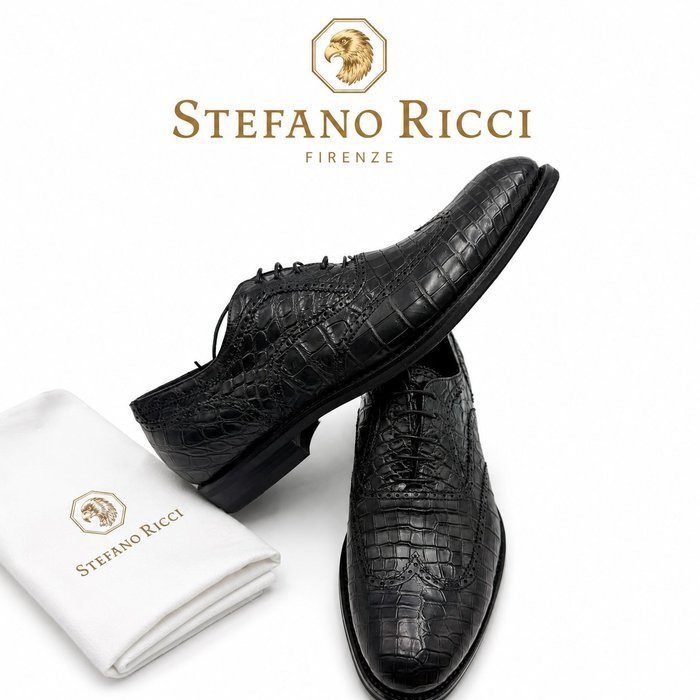 Stefano Ricci - Lace-up shoes - Size: EU 41 - New in box - Image 6