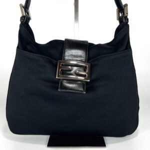 Fendi - Mamma Baguette FF Buckle Cotton Jersey - Handbag