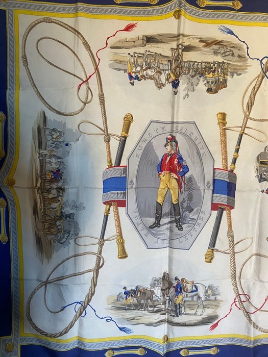 Hermès - " Poste Aux Lettres" by Hugo Grygkar 1957 - Scarf