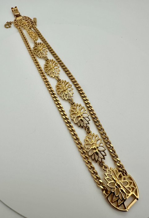 Monet - Gold-plated - Bracelet - 1970s - Image 2