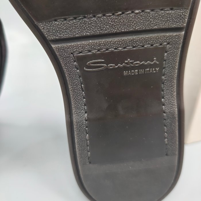 Santoni-UK5.5-With real Fur - Loafers - New in box - Image 4