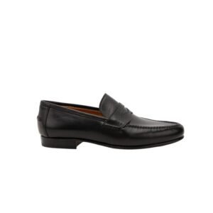 EDWARD GREEN - Size 5 UK - 39 IT - Leather Penny Loafer Shoes Handmade Black - Moccasins - Size: EU 39 - New in box