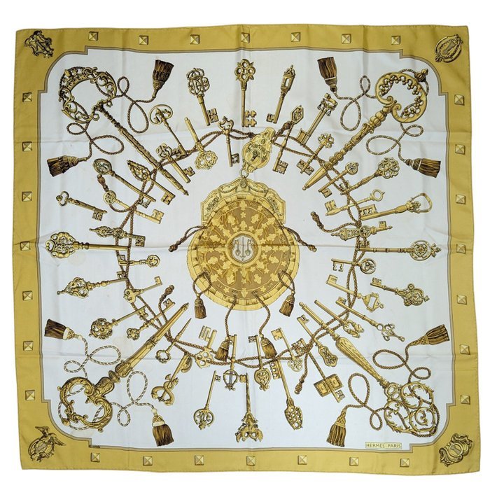 Hermès - "Les Clés" SCARF 90 CM SILK - Scarf
