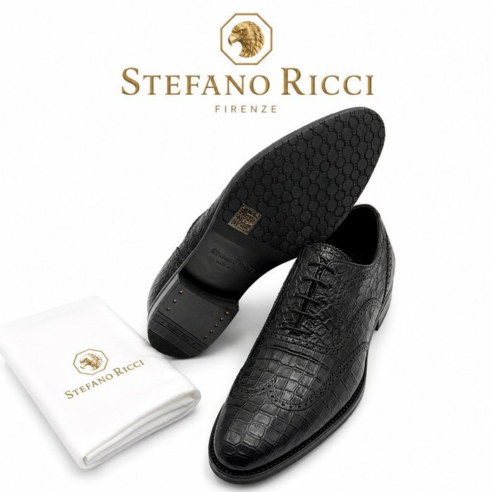 Stefano Ricci - Lace-up shoes - Size: EU 41 - New in box - Image 7
