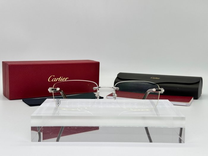 Cartier - C Decor Line Brown Gold Planted 18k - Sunglasses - Image 3