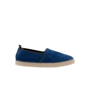 TESTONI - 8 UK - 42 IT - "Capri" Espadrillas Unlined Suede Sea - Loafers - Size: EU 42 - New in box
