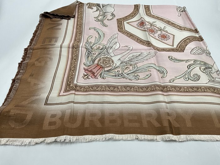Burberry - ENGLAND /LONDON,XXL Réversible SOIE - Stole (Shawl) - Image 7
