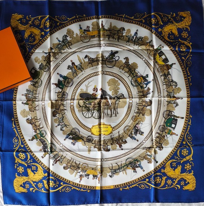 Hermès - PROMENADE DE LONGCHAMPS by Philippe Ledoux - Foulard