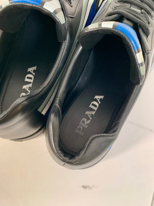 Prada Low-top Sneaker black/blue/white 4E 3409 UK 9 - In Box - Sneakers - Size: EU 43 - Image 8