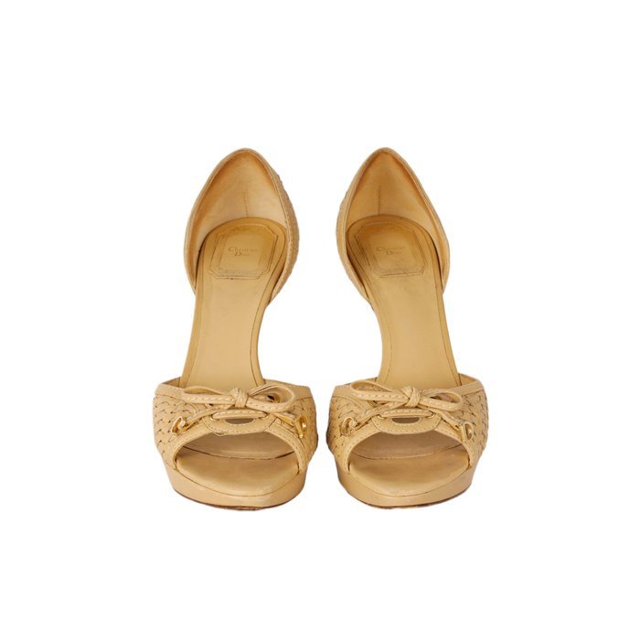Christian Dior - Peep toes shoes - Size: EU 37.5 - Image 6