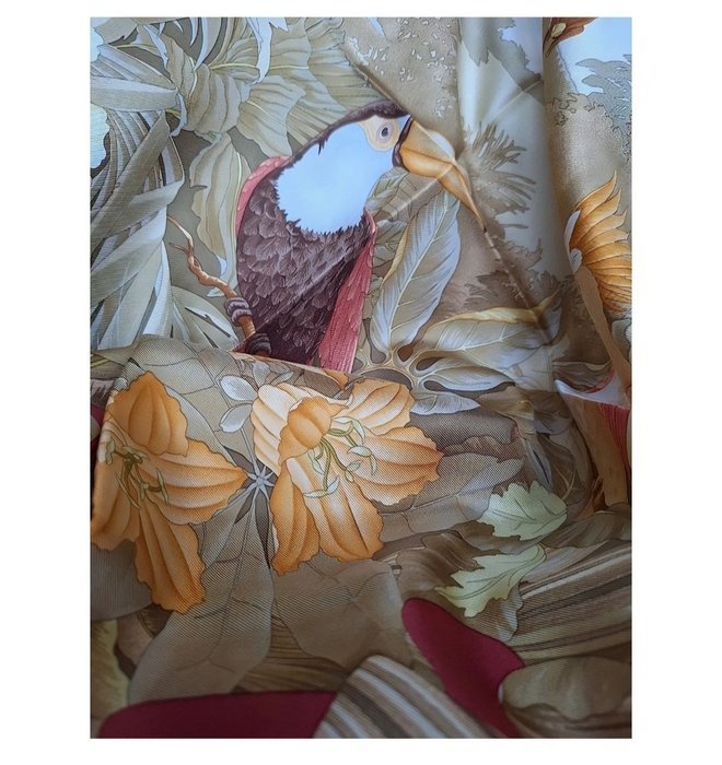 Salvatore Ferragamo - Stampa "Jungle/Puzzle" - Foulard - Image 3