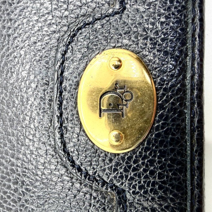 Christian Dior - Vintage Logo Navy Clutch Bag - Clutch bag - Image 7