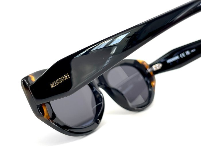 Missoni - MIS0272/S-WR7IR Cat: *3, Dark Smoke & Gold, Unique Acetate blend, Cloud havana *New & Unused - Sunglasses - Image 3