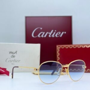 Cartier - S Saphir Vintage Gold Planted 24k - Sunglasses