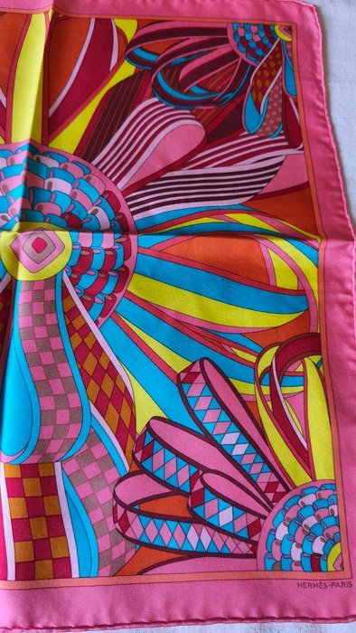 Hermès - LES FLOTS DU CHEVAL by Joachim Metz. Gavroche - Foulard - Image 5