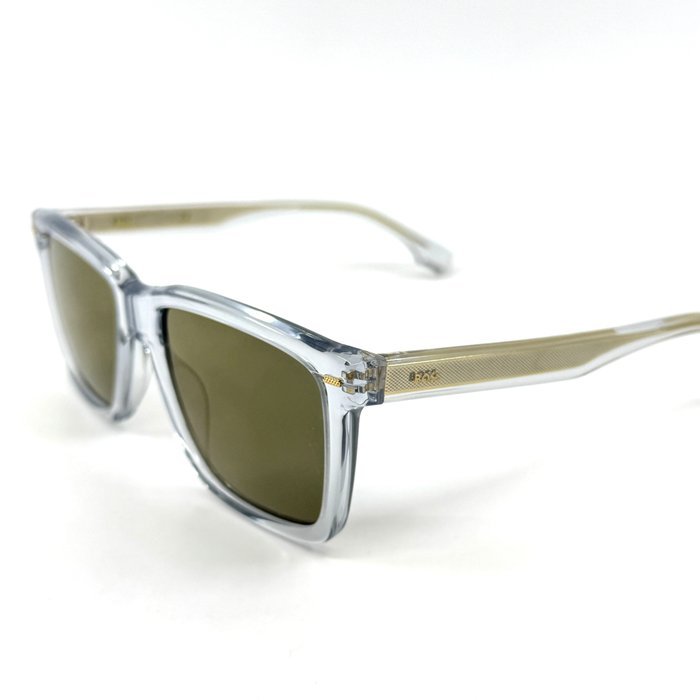 Hugo Boss - *NEW* - Transparent Acetate - Green Lenses - Sunglasses - Image 4