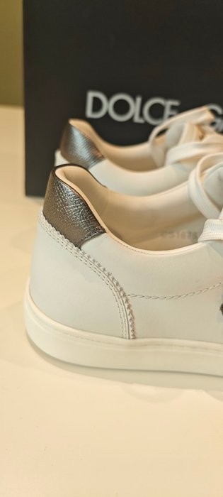 Dolce & Gabbana - Heart patch leather sneakers - Sneakers - Size: EU 39 - New with tags - Image 6