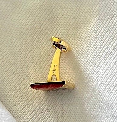 Yves Saint Laurent - Gold-plated - Cufflinks - Image 7