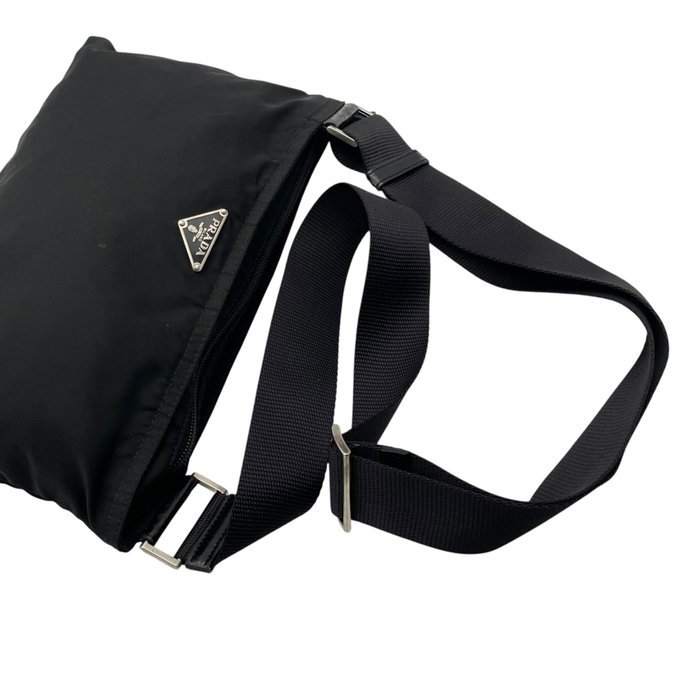 Prada - Prada Triangle Logo Nylon Shoulder Bag - Shoulder bag - Image 5
