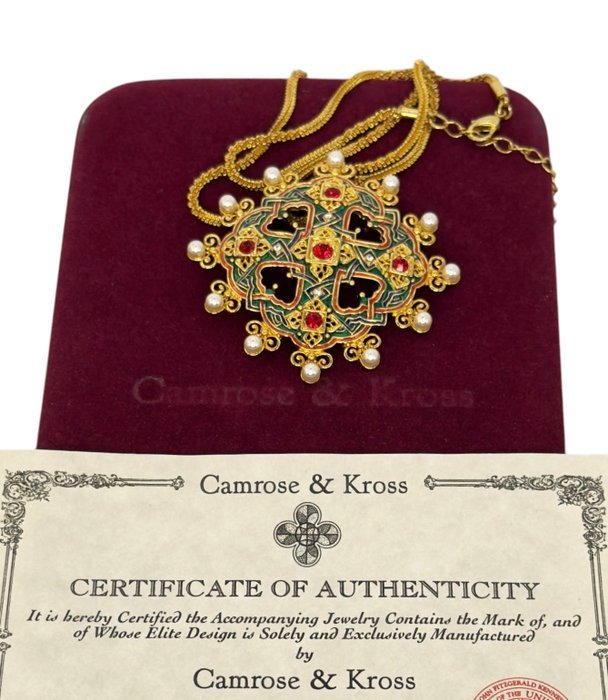 Camrose & Kross - Gold-plated - Necklace - Vintage JBK Celtic