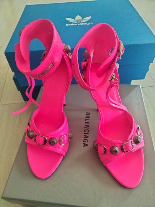 Balenciaga - Heeled sandals - Size: EU 38 - New in box - Image 4