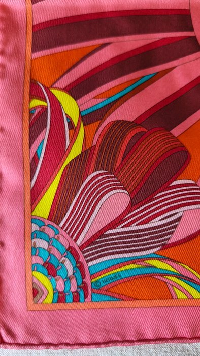 Hermès - LES FLOTS DU CHEVAL by Joachim Metz. Gavroche - Foulard - Image 8