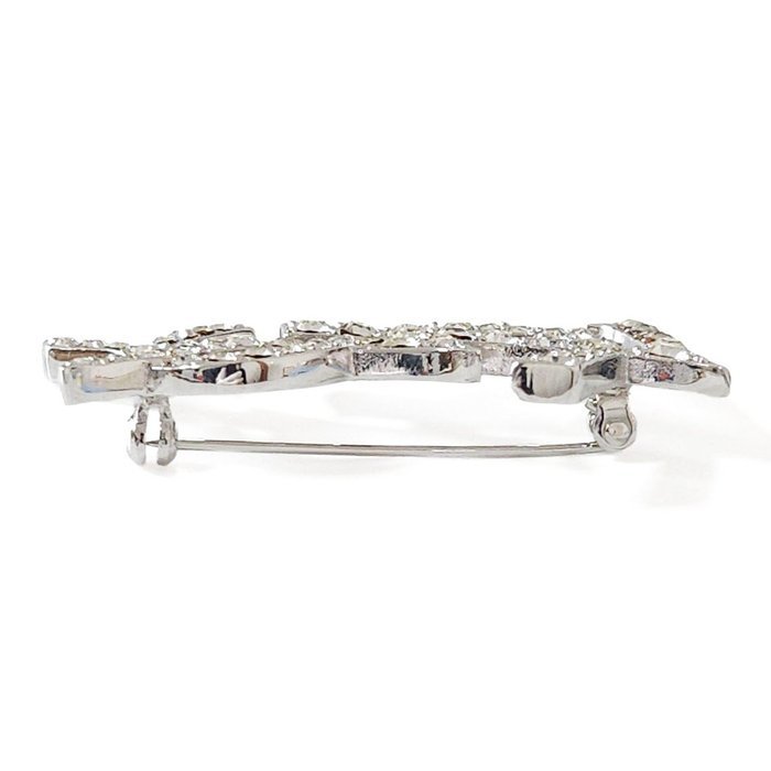 Yves Saint Laurent - Metal, Rhodium plated - Brooch - Image 3