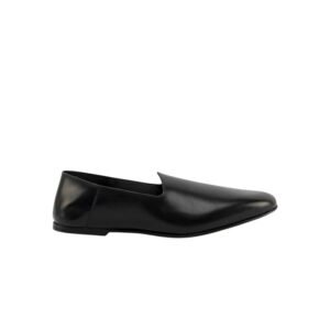 TESTONI BOLOGNA - 5 UK - 39 IT - Slipper Loafer Shoes Lux Calf Black - Loafers - Size: EU 40 - New in box