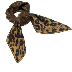 Louis Vuitton - Monogram Leopard Silk Scarf - Scarf