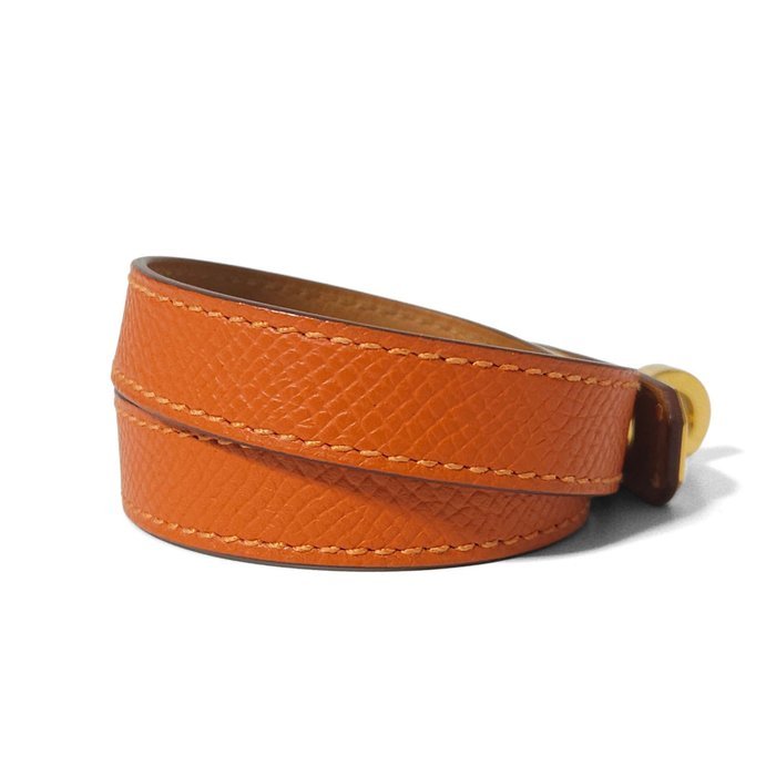 Hermès - Bracelet - Kelly Double Tour Gold-plated, Leather - Image 6