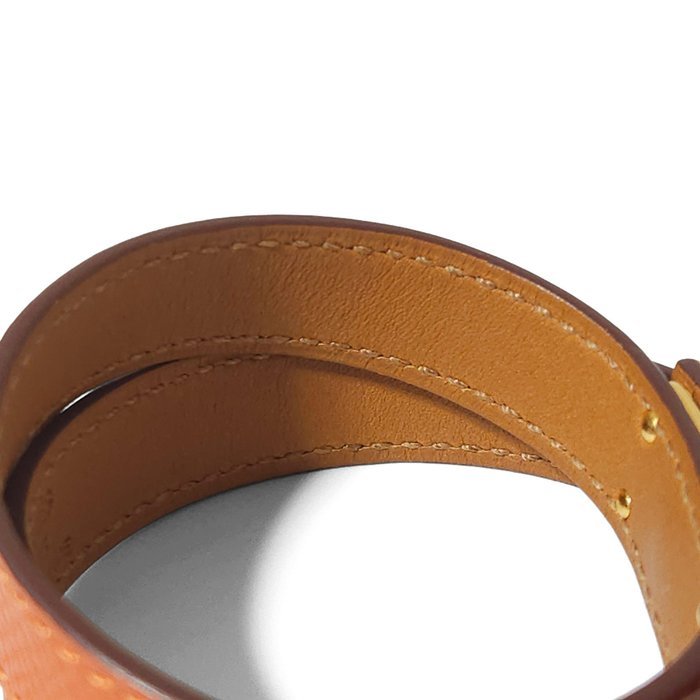 Hermès - Bracelet - Kelly Double Tour Gold-plated, Leather - Image 7