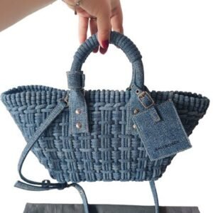 Balenciaga - Borsa intrecciata denim - Bag