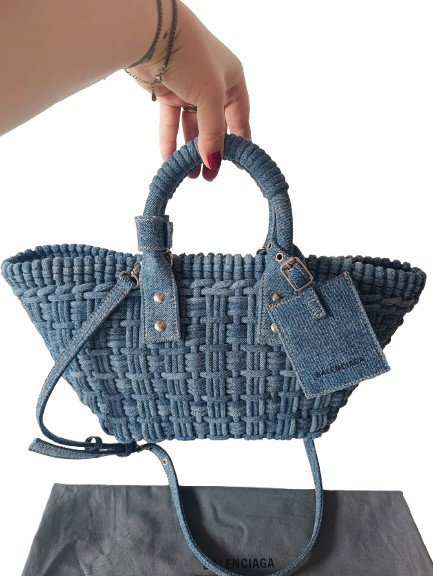 Balenciaga - Borsa intrecciata denim - Bag