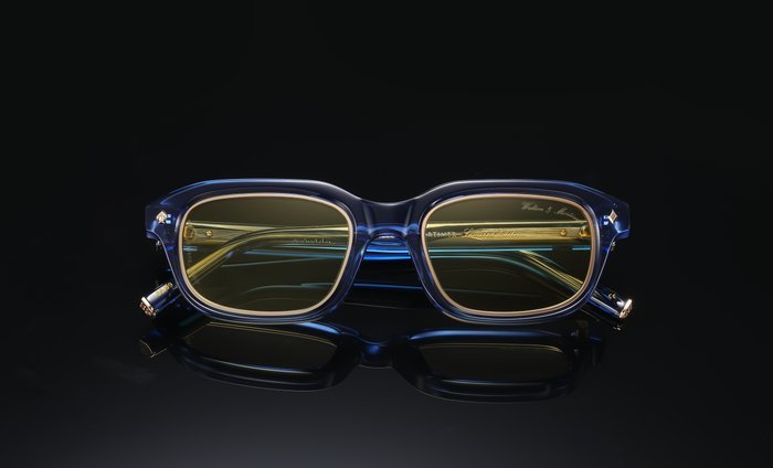 Handmade - Walton & Mortimer No.28 Codename: "Bulletproof" Unit 21/99 "Deep Sea Blue Color" - Sunglasses - Image 6