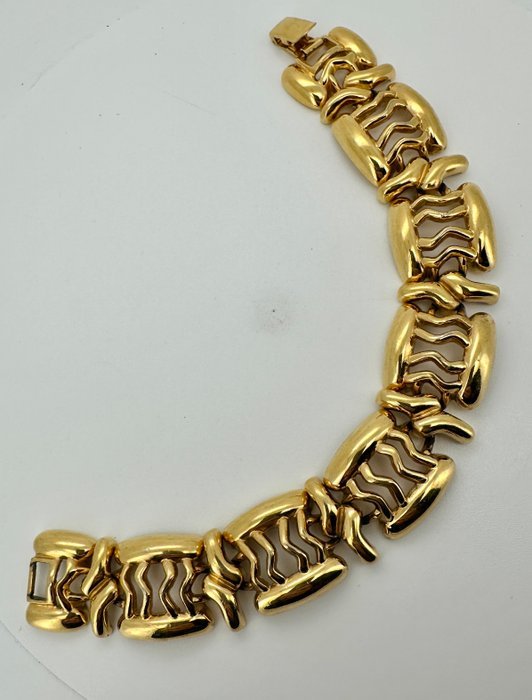 Monet - Gold-plated - Bracelet - 1980s - Image 3