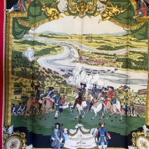 Hermès - " Armées en Campagne « ( The Armies in the Campaign « ) by Lise Coutin 1961 - Scarf