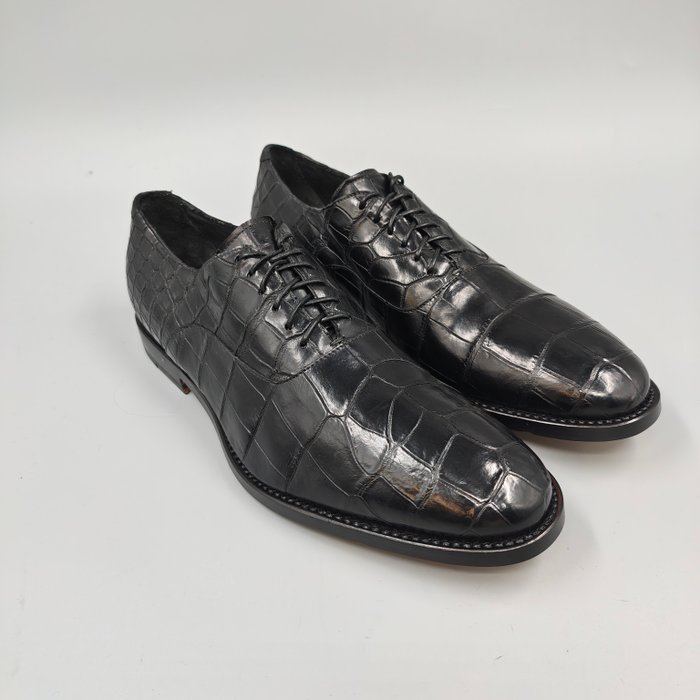 Raparo-UK9-Crocodile Oxfords - Lace-up shoes - Size: EU 43 - New in box