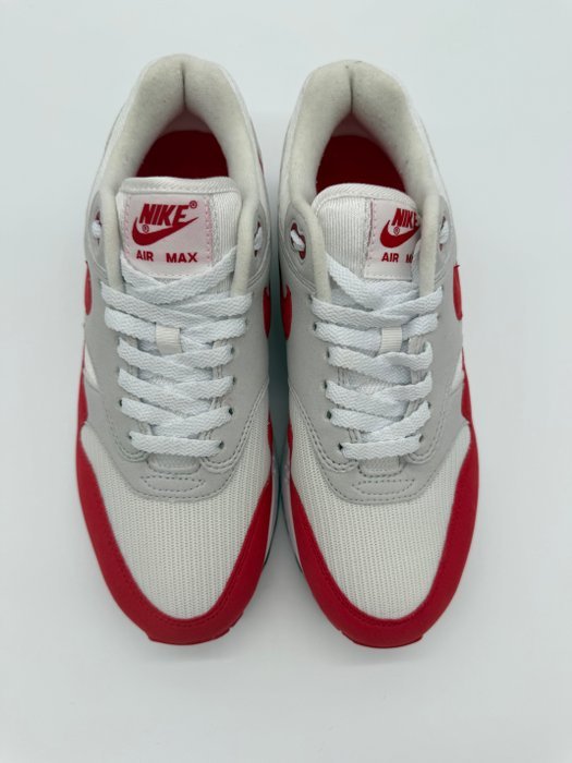 Nike - Nike Air Max 1 Anniversary Red (2017/2018 Restock Pair) - Sneakers - Size: EU 38.5 - Image 3
