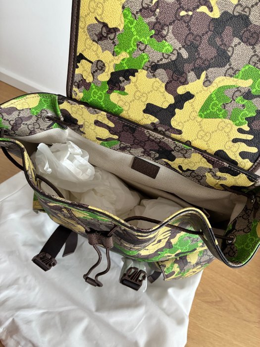 Gucci - GG Monogram Large Backpack - Backpack - Image 8