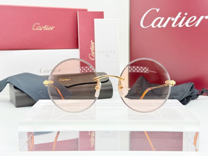 Cartier - Harmattan CT0002RS Nuovo 2025 100% Originale - Sunglasses - Image 5